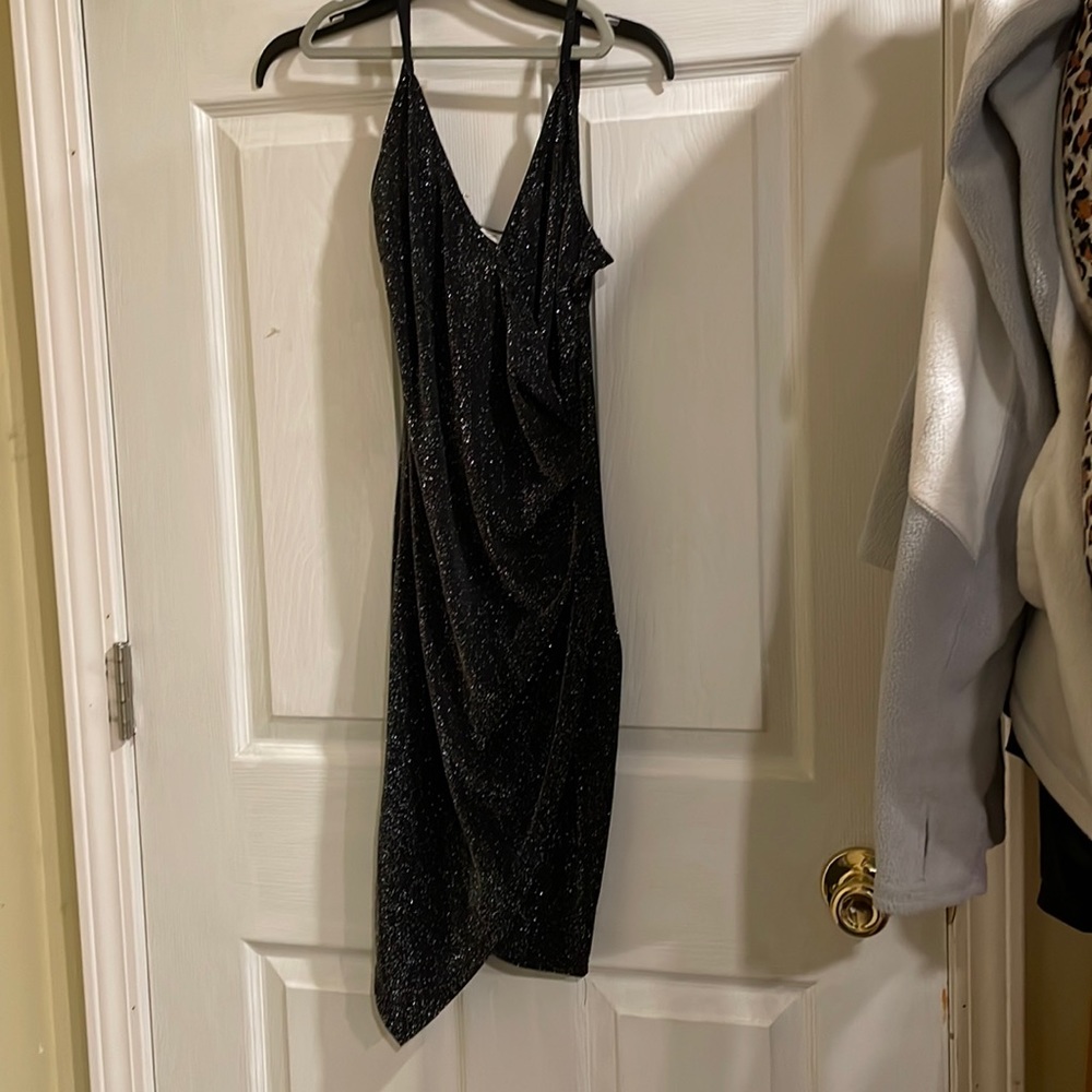 Black sparkly dress